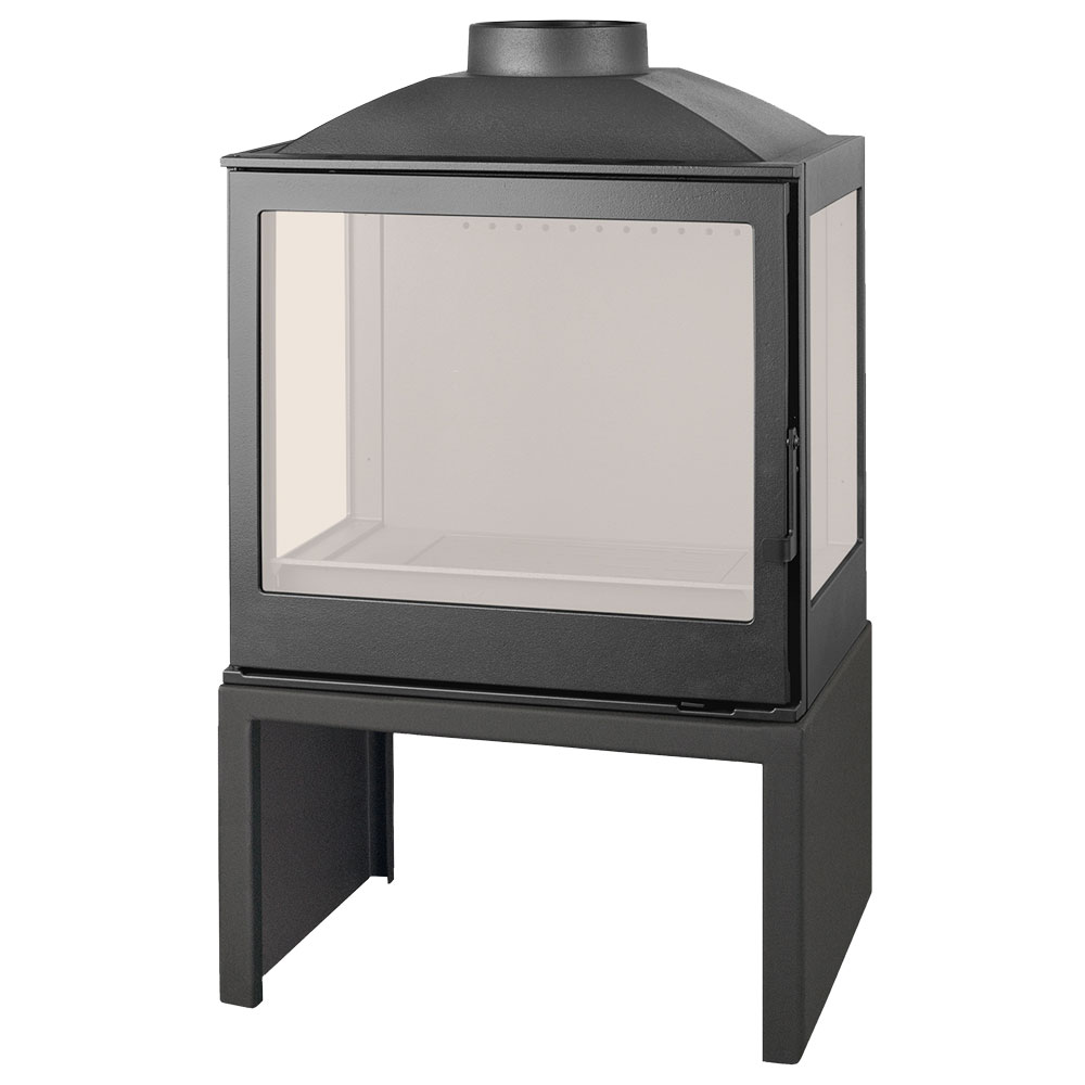 Печь Liseo Castiron LCI 5 GFLR Stove (два боковых стекла)